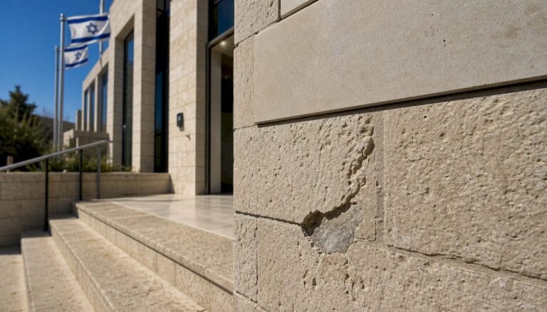 Exterior view of Israeli Family Court building
