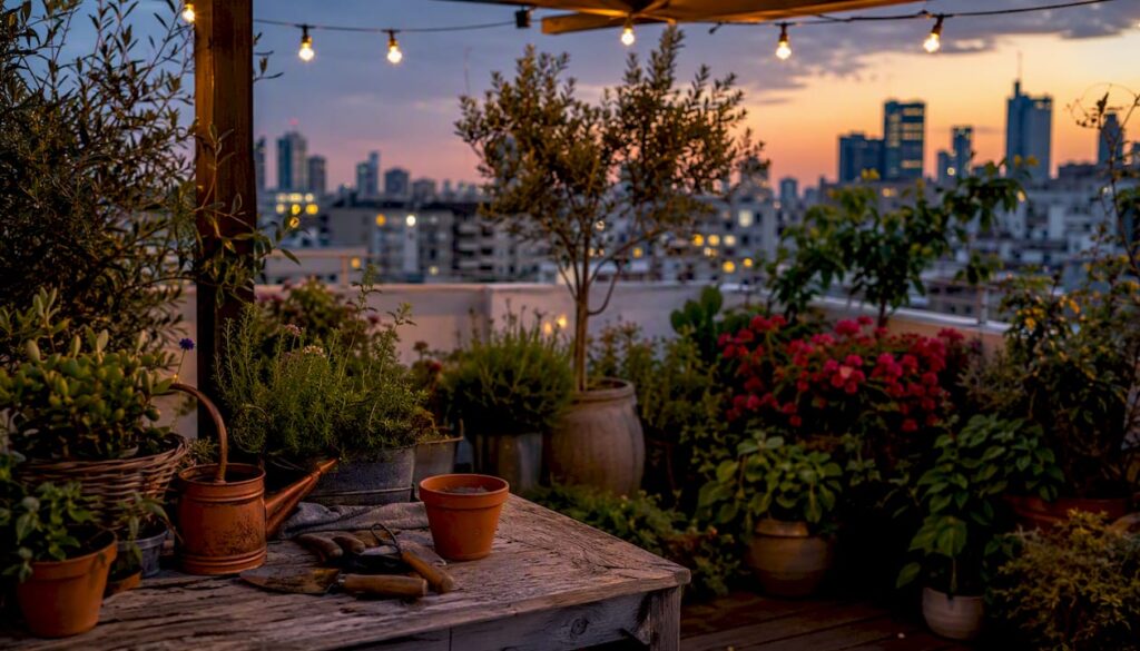 Tel Aviv cityscape with leasehold residential buildings