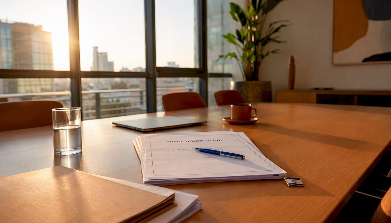 Common Investor Risks in Israeli Startups: A U.S. Guide 2 Corporate governance documents on Jerusalem desk