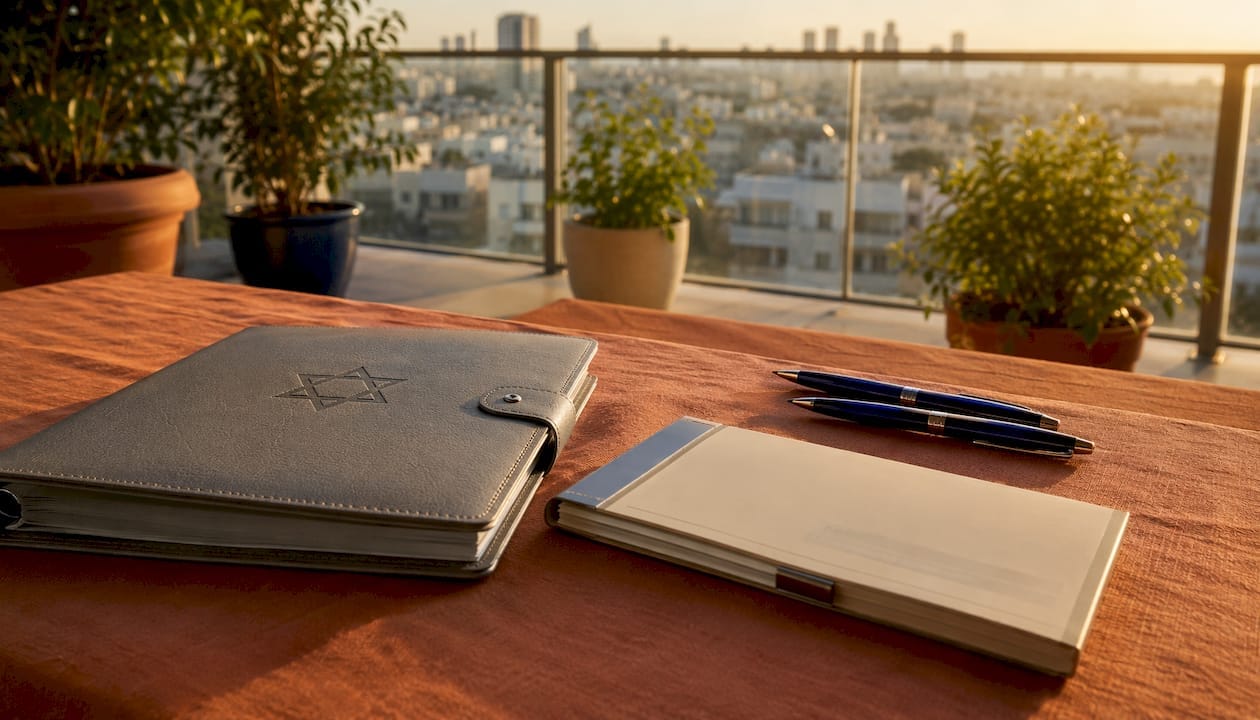 Banking documents for Israeli property sale