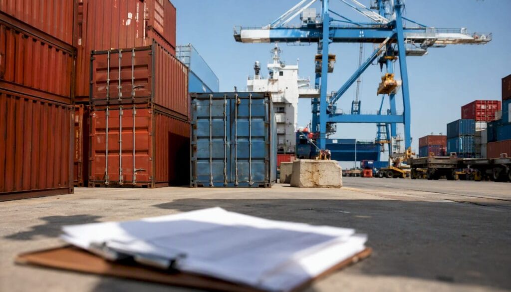 Israeli port customs import containers