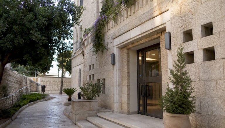 Jerusalem municipal office building exterior