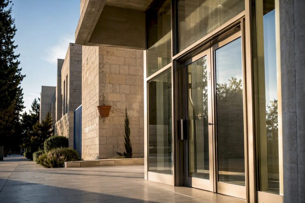 Israeli corporate registry building entrance